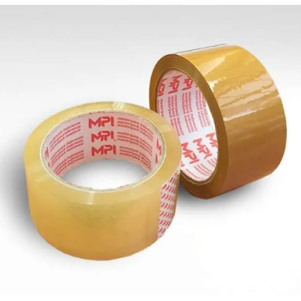 MPI LAKBAN BENING & COKLAT 100 YARD X 45MM (2 INCH) SELOTIP PACKING TAPE / KUALITAS DAIMARU / MASTER