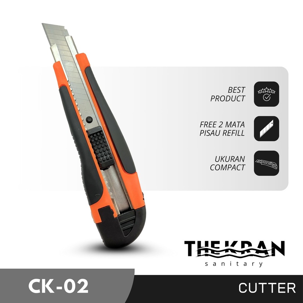 

TKR Cutter Pisau Kodai / Pisau Cutter Besar / Cutter Kodai CK-02
