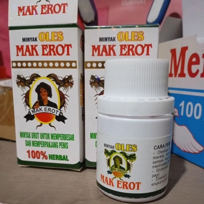 MINYAK OLES HERBAL MAK EROT- obat oles panjang dan besar