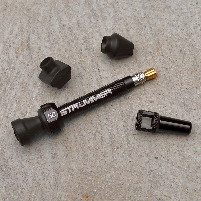 Tubeless Valve STRUMMER with Integrated Core Remover 50/65/80 mm