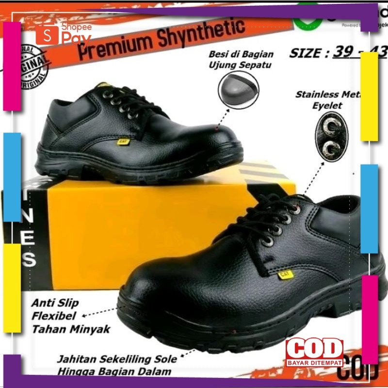 [PREMIUM ORIGINAL] Sepatu Safety Boots Pria Safety Kerja Lapangan Proyek Sepatu Boots Pria