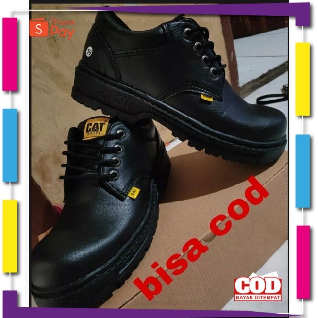 [PREMIUM ORIGINAL] SEPATU SAFETY UJUNG SOL BESI SUDAH DIJAHIT SEKELILING SEPATU SAFETY UNTUK KERJA S
