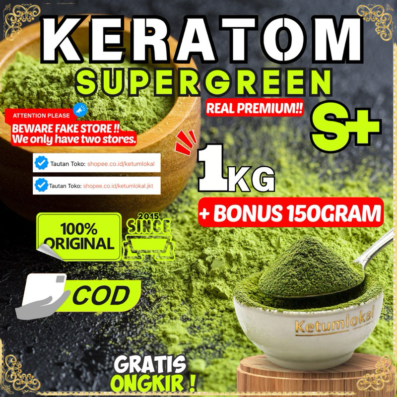 

BANYAK BONUS bubuk purlik borneo daun purli S+nano 1kg bonus ketum ketumlokal 0r1