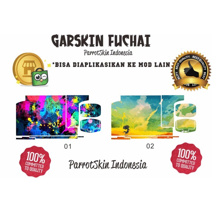 

Garskin Fuchai 213 watercolor edition by parrotskin