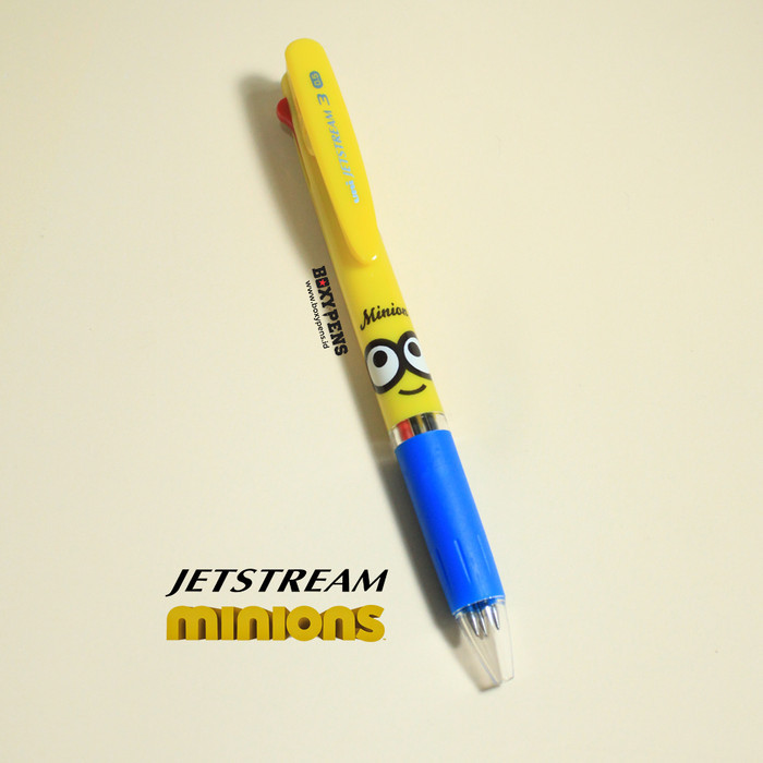 

Uni Jetstream 3 Color Ballpoint Multi Pen Minion 0.5 mm Limited - Putih