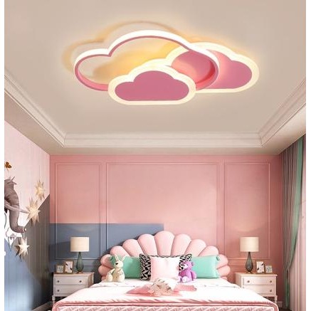 Lampu Plafon Led Bentuk Awan Gaya Nordic Untuk Kamar Tidur Anak