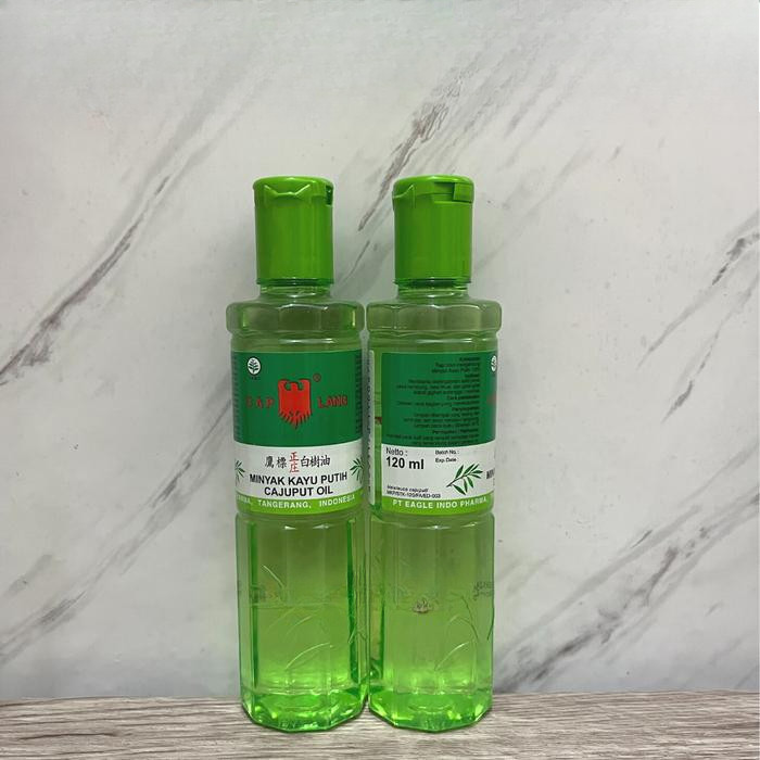 MINYAK KAYU PUTIH CAP LANG 120ML CAJUPUT OIL EAGLE BRAND EUCALYPTUS