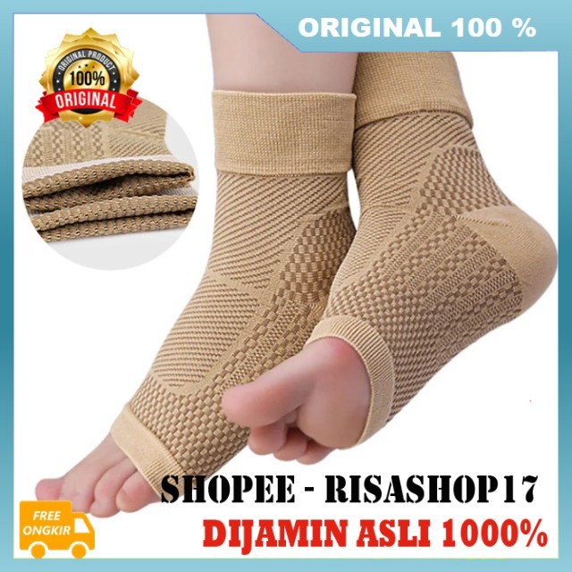 Ankle Support Protector Deker Engkel Kaki Pelindung Engkel Kaki Cidera Engkel Tumit Kaki 100% ASLI