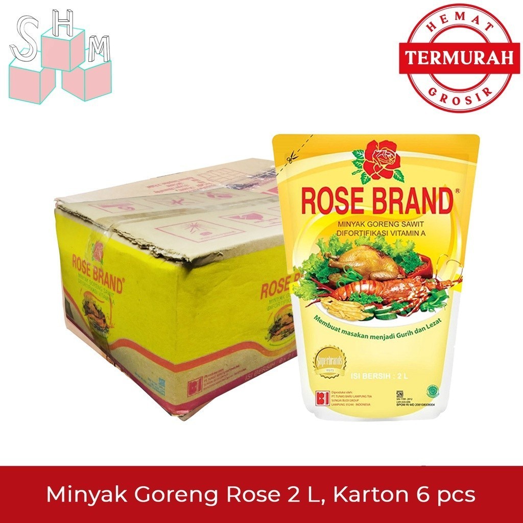 

Rose Brand Minyak Goreng 2L 1 Karton Grosir