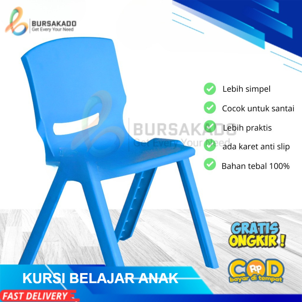 KURSI ANAK - Bangku Sender Kecil Plastik / Kursi Pendek Belajar Playgroup