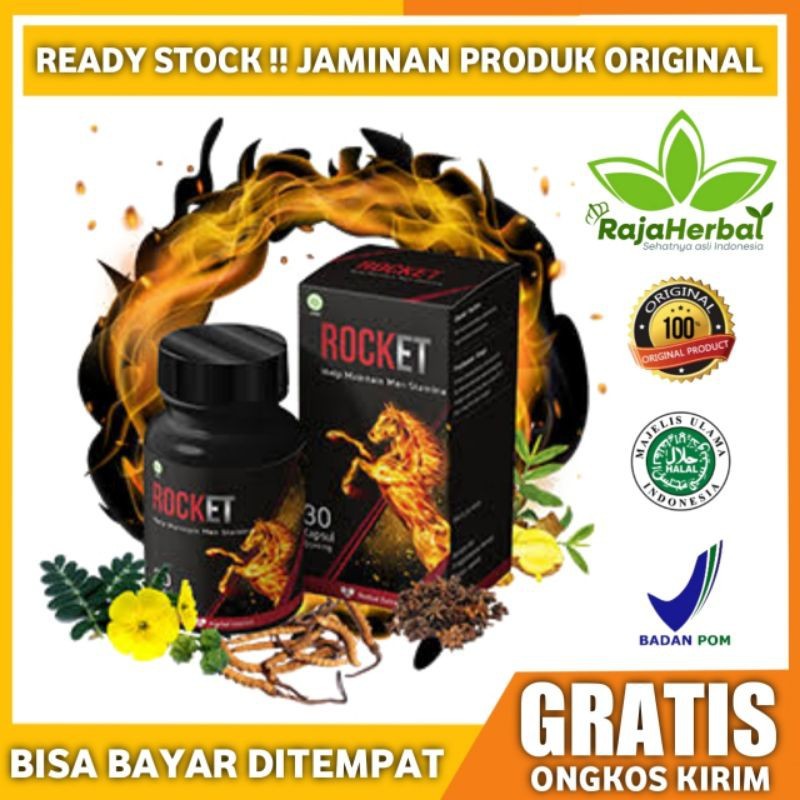 Original 100% Obat Rocket Untuk Pria - Obat Kuat Tahan Lama Terbaru Terlaris Asli Original