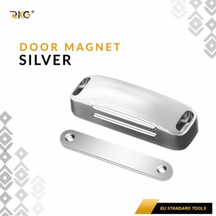 

RKG Magnet Pintu Magnet Lemari Cabinet Multifungsi Door Magnetic - Silver