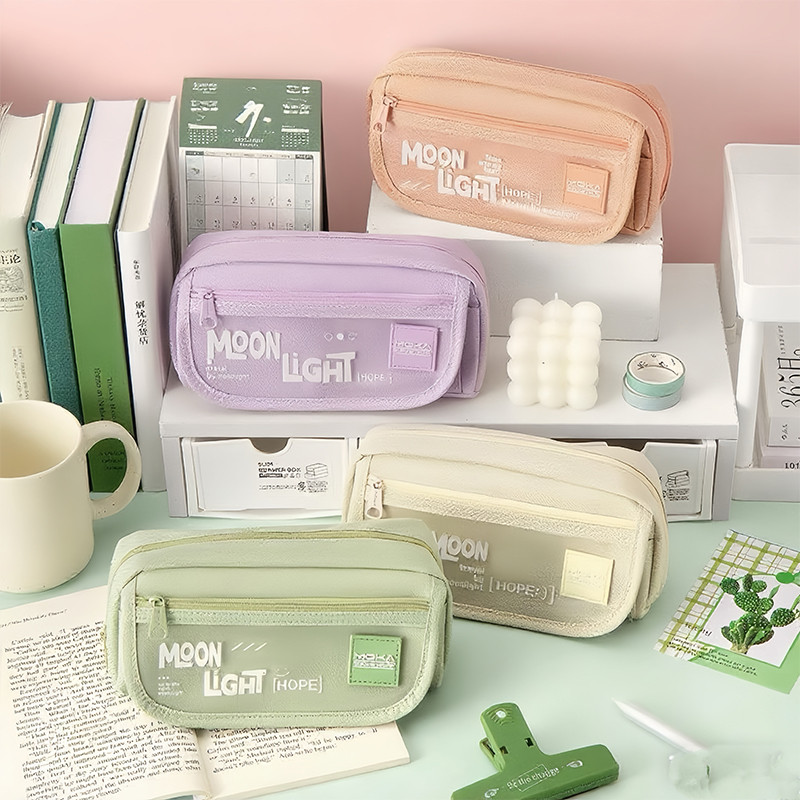 

【KEIASATAS】Kotak Pensil Aesthetic Tas PenaTempat Pencil Tas Pensil Tempat Alat Tulis Kapasitas Besar