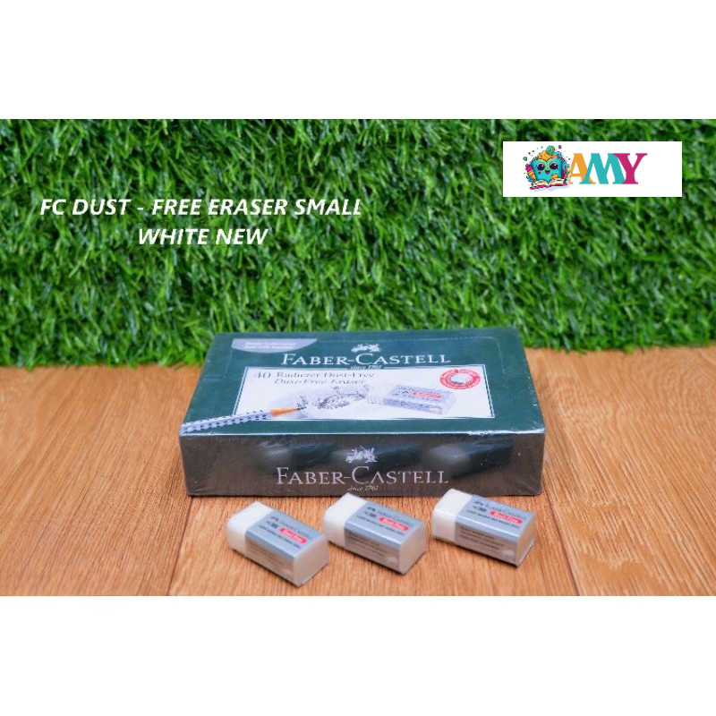 

FABER CASTELL DUST - FREE ERASER SMALL WHITE NEW AMY STASIONARY