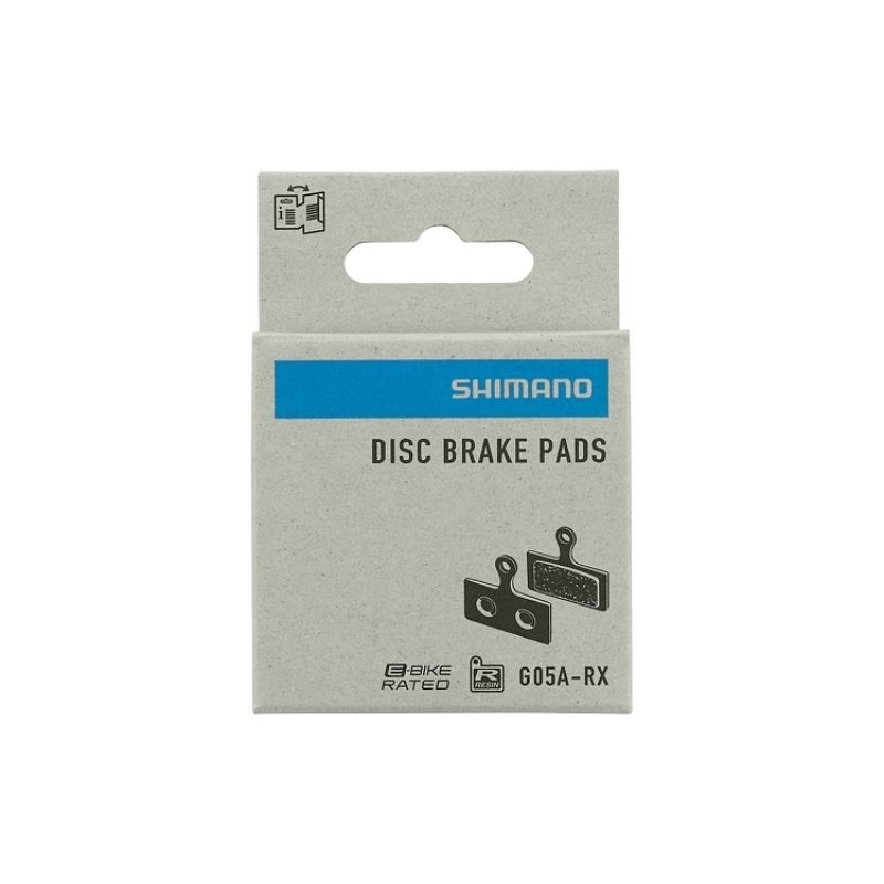 Brake pad RESIN Shimano G05S 2piston Shimano Deore,xtr,slx,xt,alfine kampas rem hidrolik sepeda