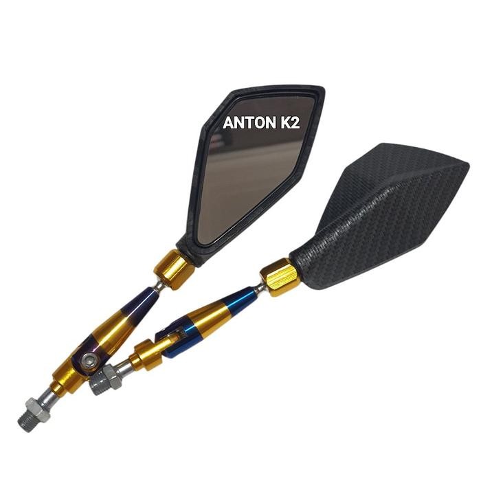 KACA SPION VARIASI MOTOR SATRIA FU-SHOGUN 110-SHOGUN SP-SHOGUN R-SMASH - KARBON-TWOTONE