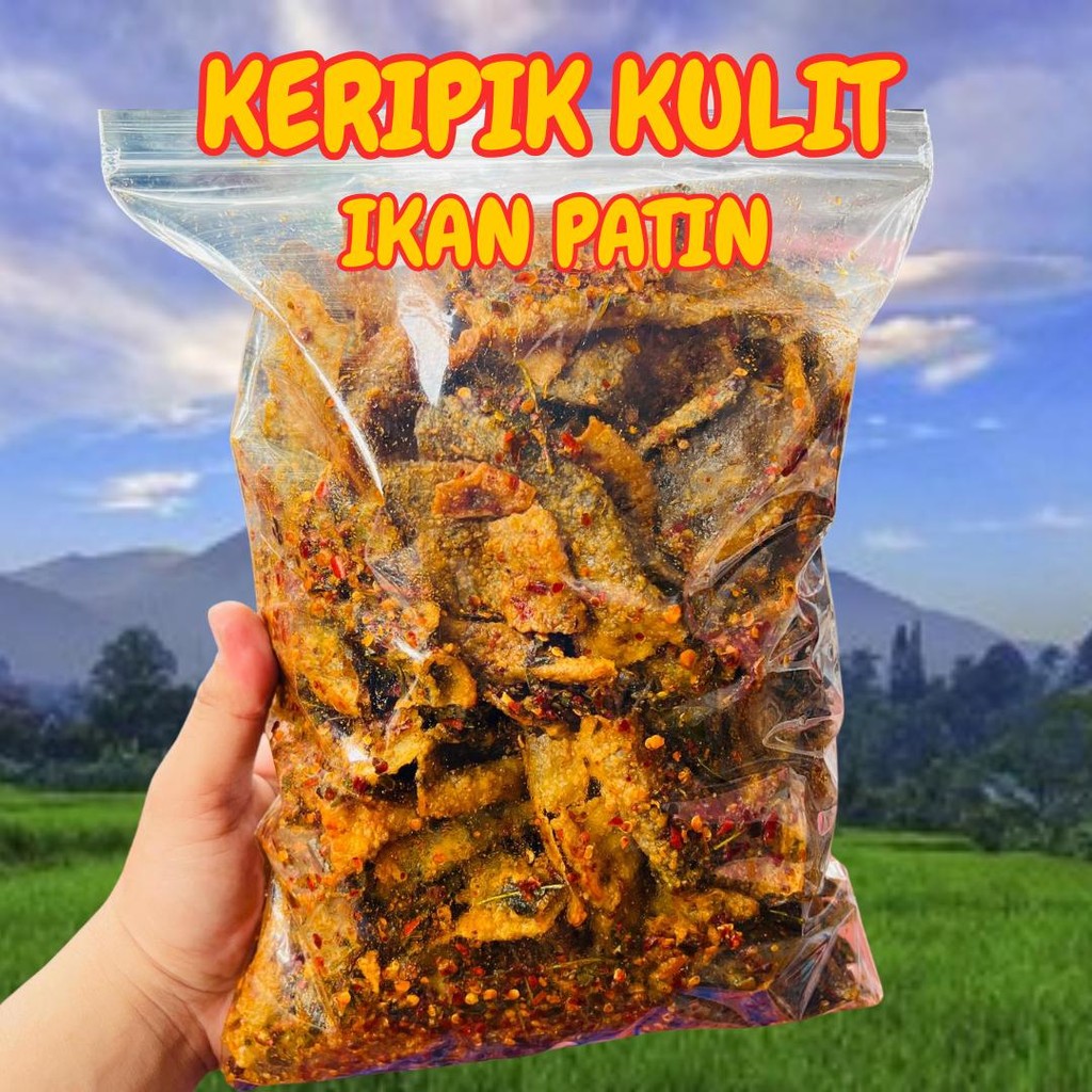 

KERUPUK KULIT IKAN PATIN PREMIUM KHAS MEDAN 600 GRAM / KERIPIK KULIT PATIN ORIGINAL DAN PEDAS JERUK Food Snack Skin Keripik Patin