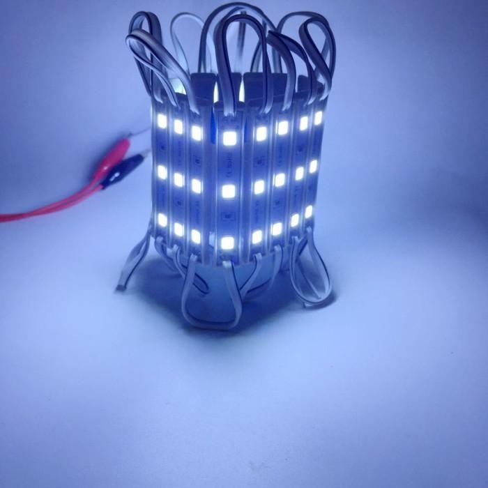 Promo modul LED LAMPU 5054 3 LED DC12V VARIASI MOBIL MOTOR WARNA PUTIH terlaris