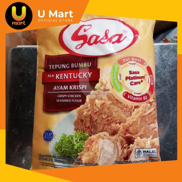 

U Mart - Sasa Tepung Bumbu Ayam Kentucky 850 gram