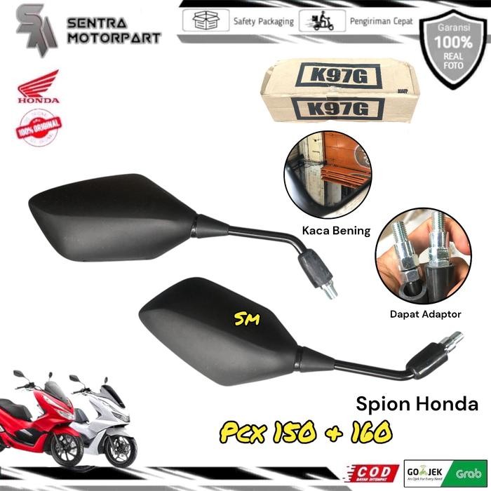 Kaca spion depan pcx150 pcx 150 lokal k97 emgi - Original