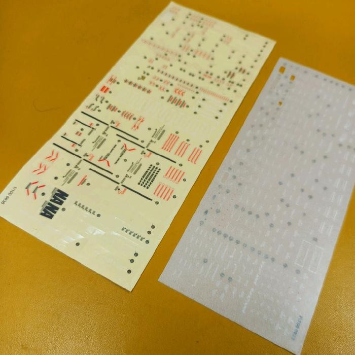 MG 1/100 FA FULL ARMOR UNICORN PART DRY DECAL DAN STICKER MODEL KIT