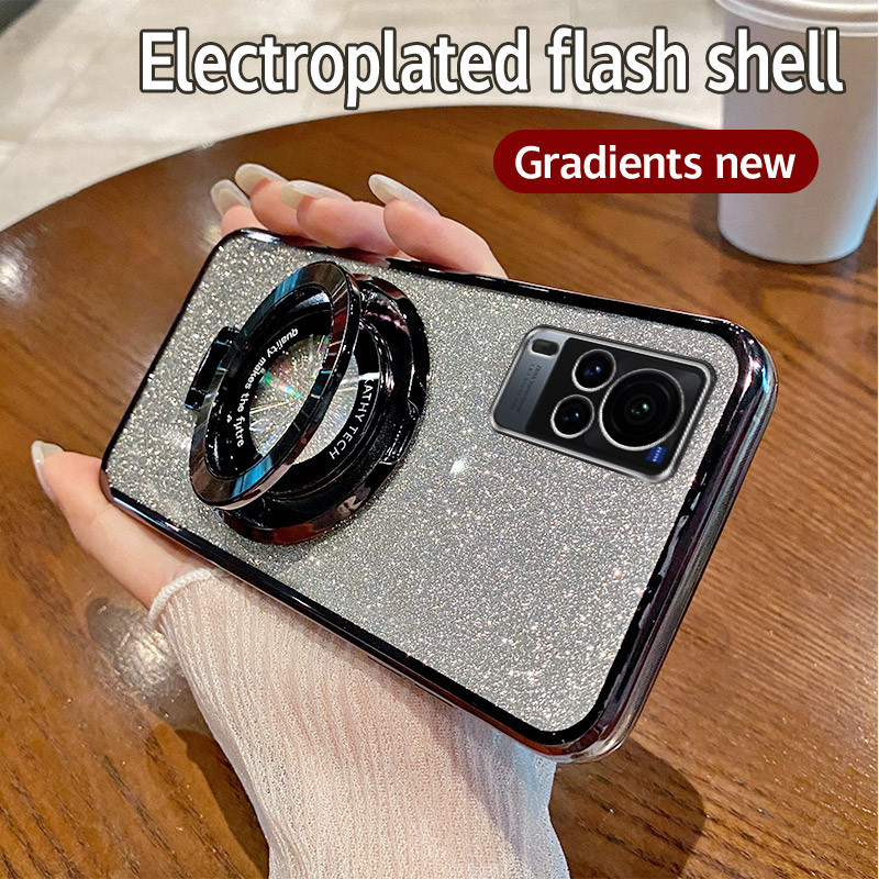 Soft HP Case Vivo Y51A Casing Silikon Untuk Vivo Y51A V2031 Case berkilau Berlapis Handphone Phone C