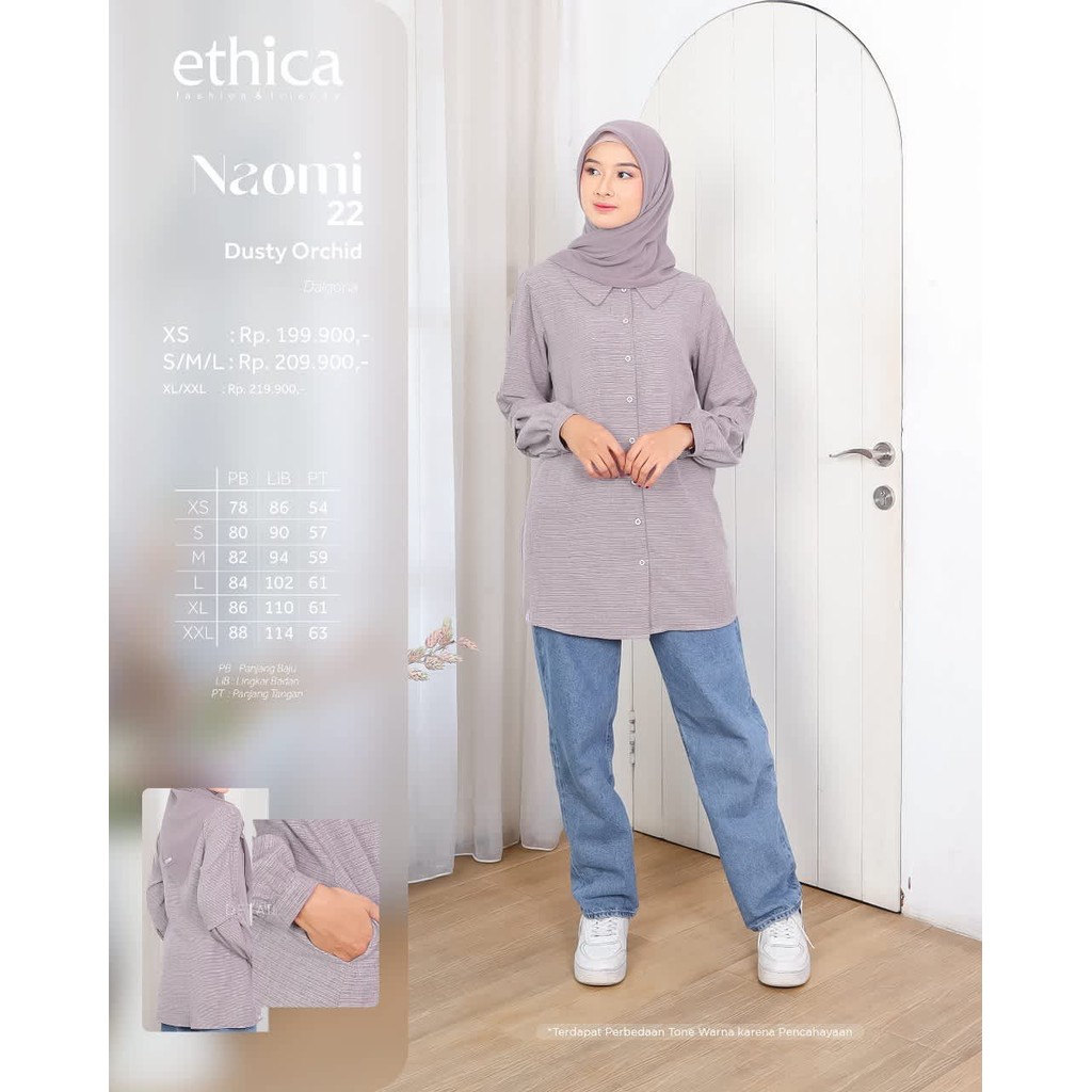ETHICA TUNIC DEWASA NAOMI 22 DUSTY ORCID
