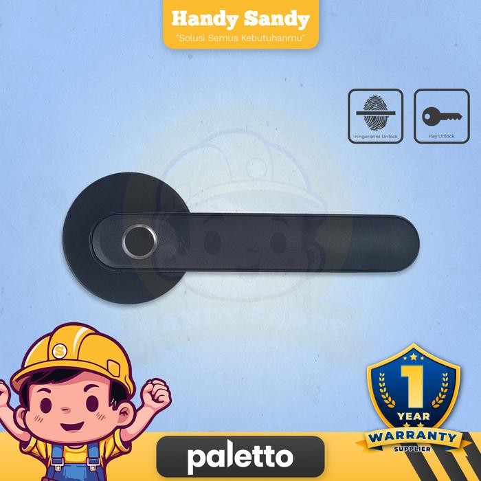 

PALETTO E10 Smart Door Lock Fingerprint - Smart App Access - BlackSale