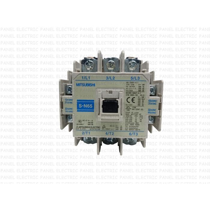 

MAGNETIC CONTACTOR MITSUBISHI SN-65 SN 65 110V/220V/380V KONTAKTOR - 110VAC