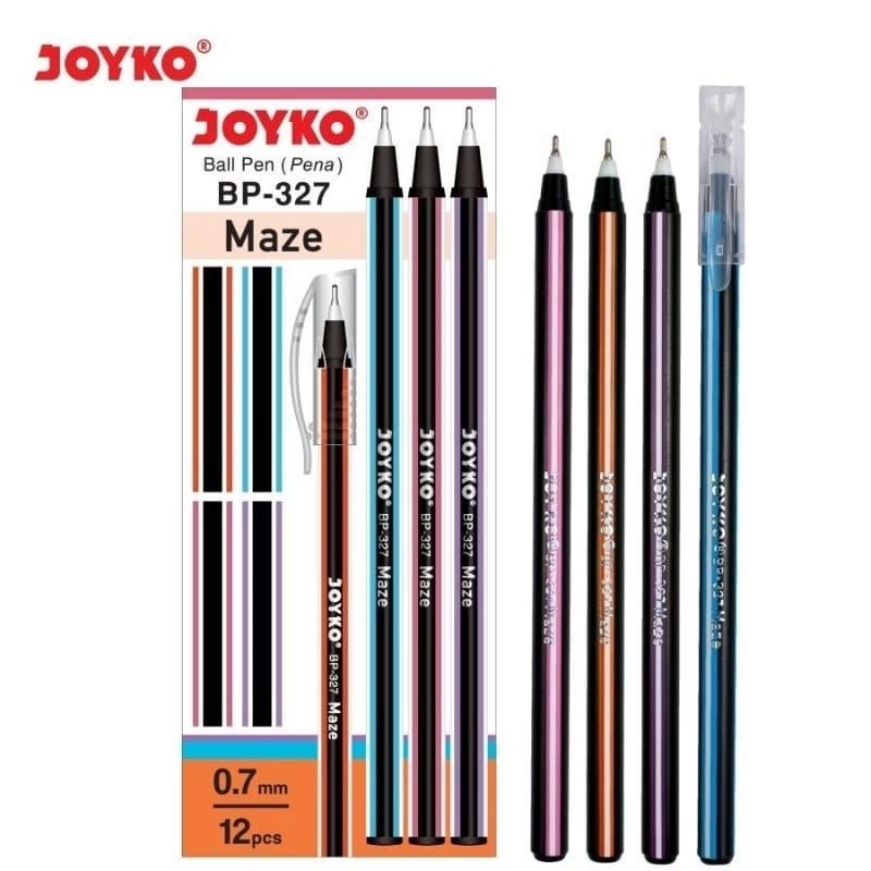 

Pulpen Lilin Joyko Termurah/Pulpen Ulir/Pena Joyko Maze Ulir/Bolpen Motif Lilin Ulir Hitam Best Seller (1Box=12Pcs)