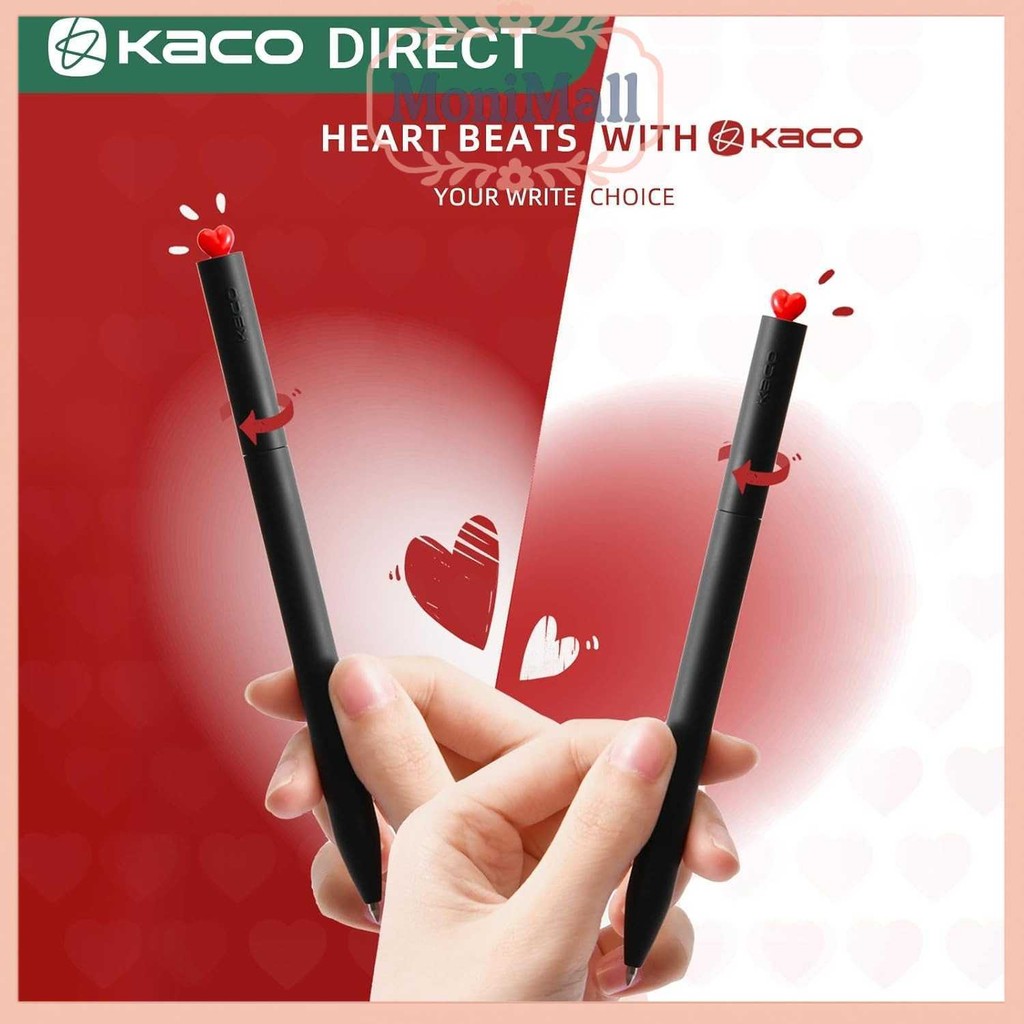 

Kaco Pena Pulpen Gel 0.5mm Dual Ballpoint Quick Dry Black Ink 1 PCS - K30