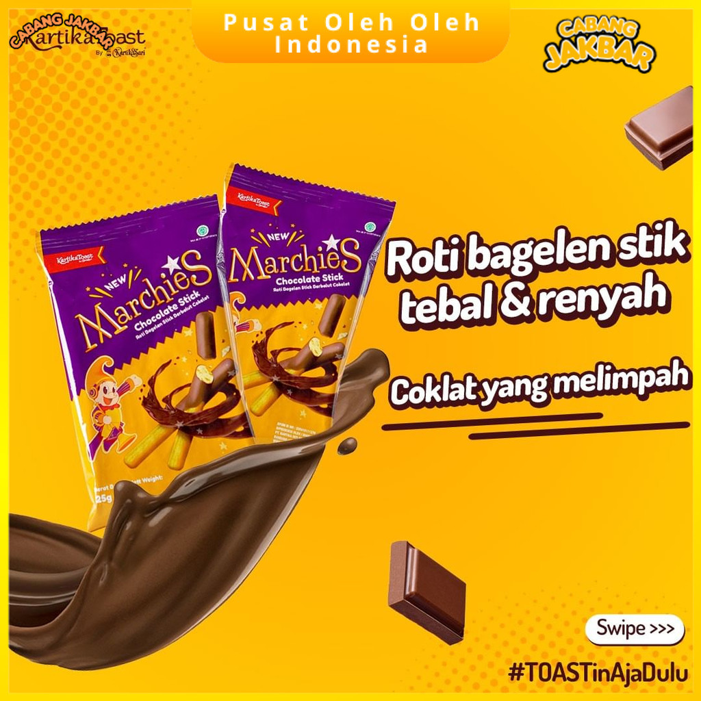 Kartika Toast Marchies Chocolate Stick 50gr JB 01 jakbar
