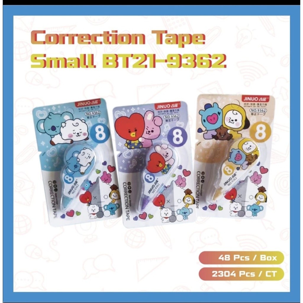 

RGT - 1 PC Correction Tape / Pita Koreksi Jinuo - 9362