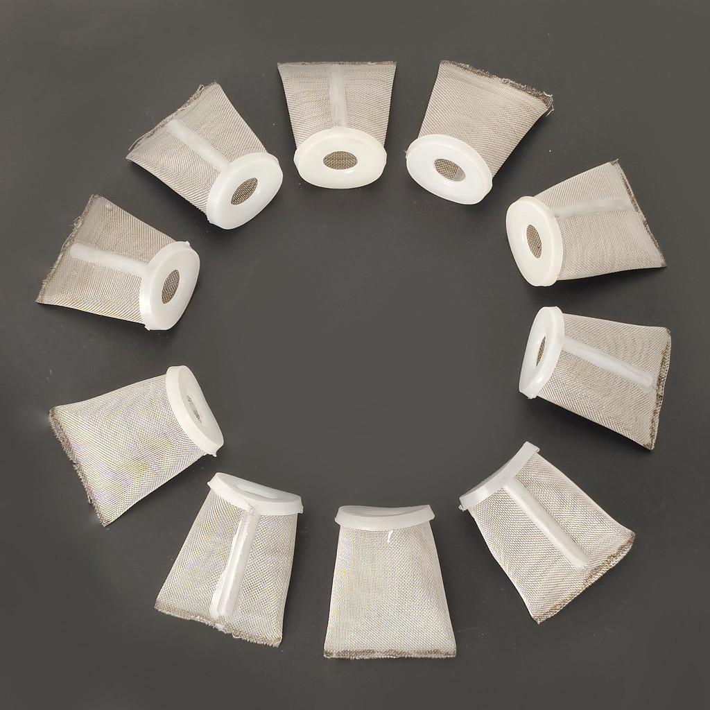 

10 pcs Lower Pot Spray Gun Paint Filter Screen 120 Mesh To Prevent Impurities Stainless Steel Paint Filter Screen For Spray Gun