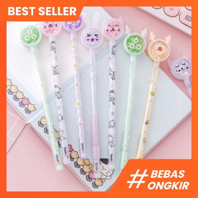 

PENA KARAKTER PAYET GLITER BUNNY LUCU BLACK INK GEL PULPEN MURAH GEL BOLPEN GEL PASTEL ALAT TULIS SEKOLAH KANTOR MURAH IMPORT | MURAH CERIA