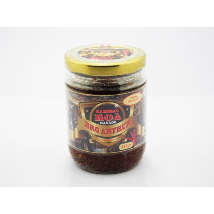 

[New]Best Seller Sambal Roa Manado Bro Arthur 220gr