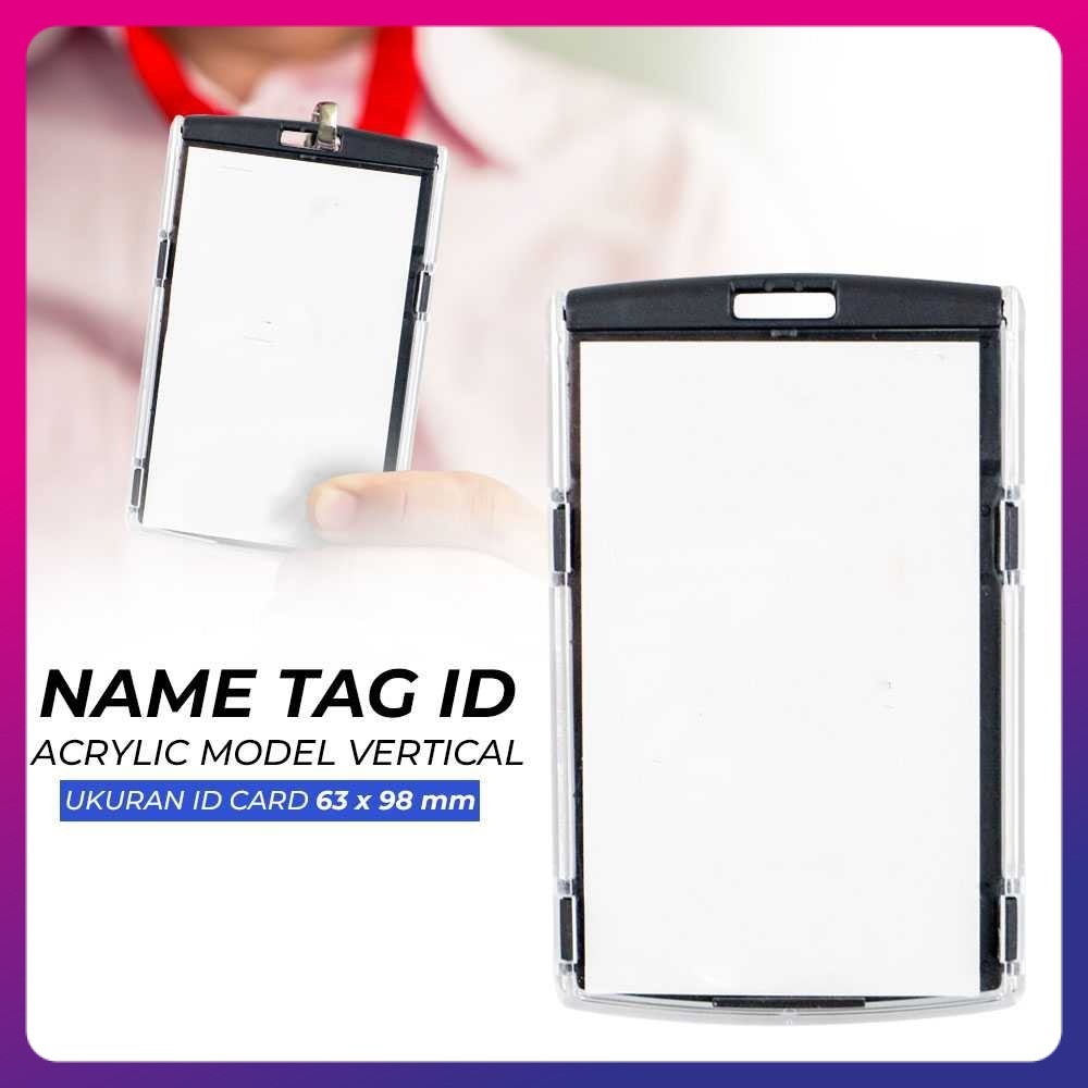 

REAP Name Tag ID Acrylic Model Vertical - 7117