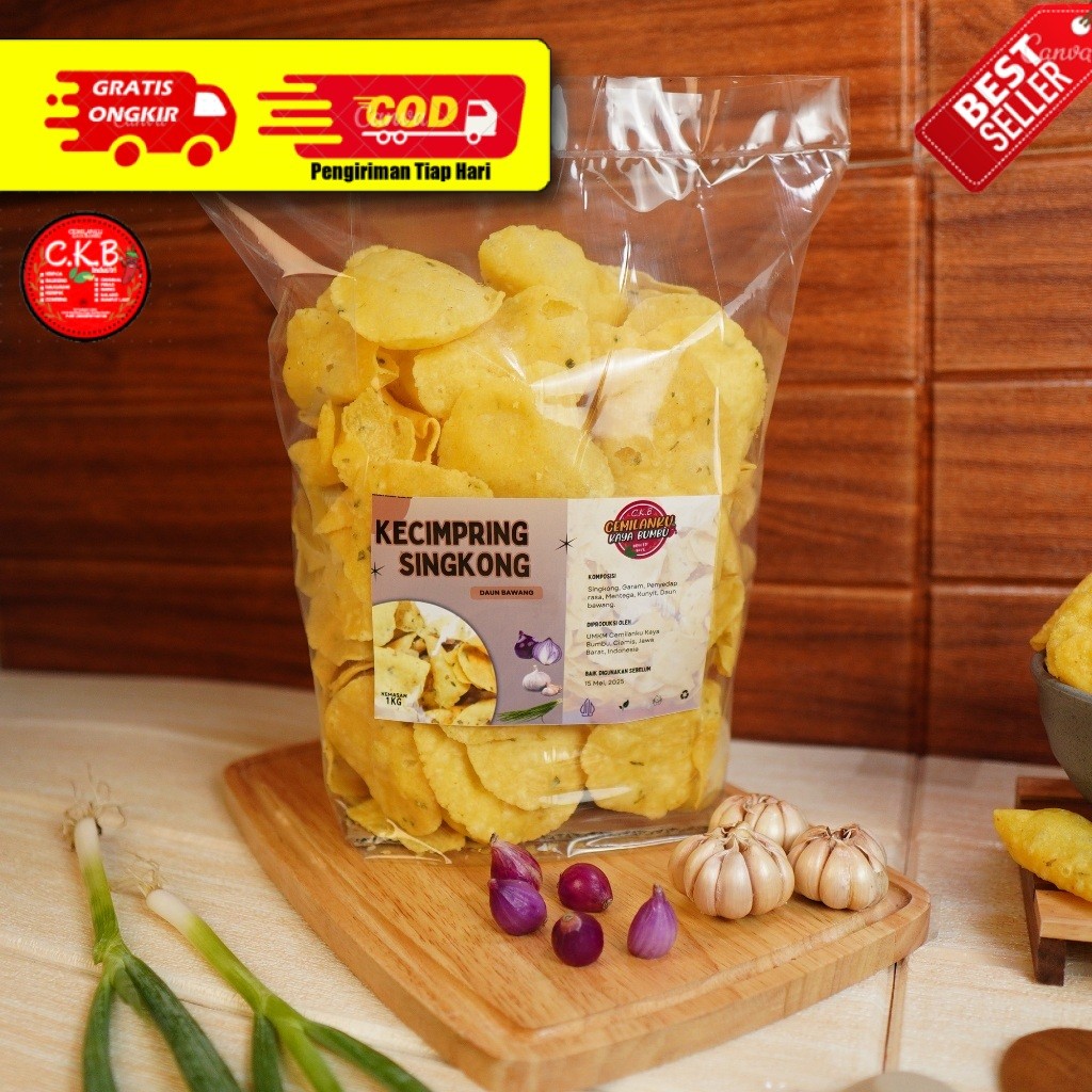 

500GR COMRING (COMBRO KERING) RENYAH DENGAN DAUN BAWANG ALAMI