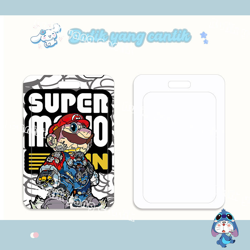 

ID CARD HOLDER,Card Holder Mario Keren, Cocok untuk Kantor/Sekolah, Kartu Pelajar/Kartu Transportasi, Kartu Akses, KTP, Flazz, Kartu Kredit Elektronik, Uang Elektronik