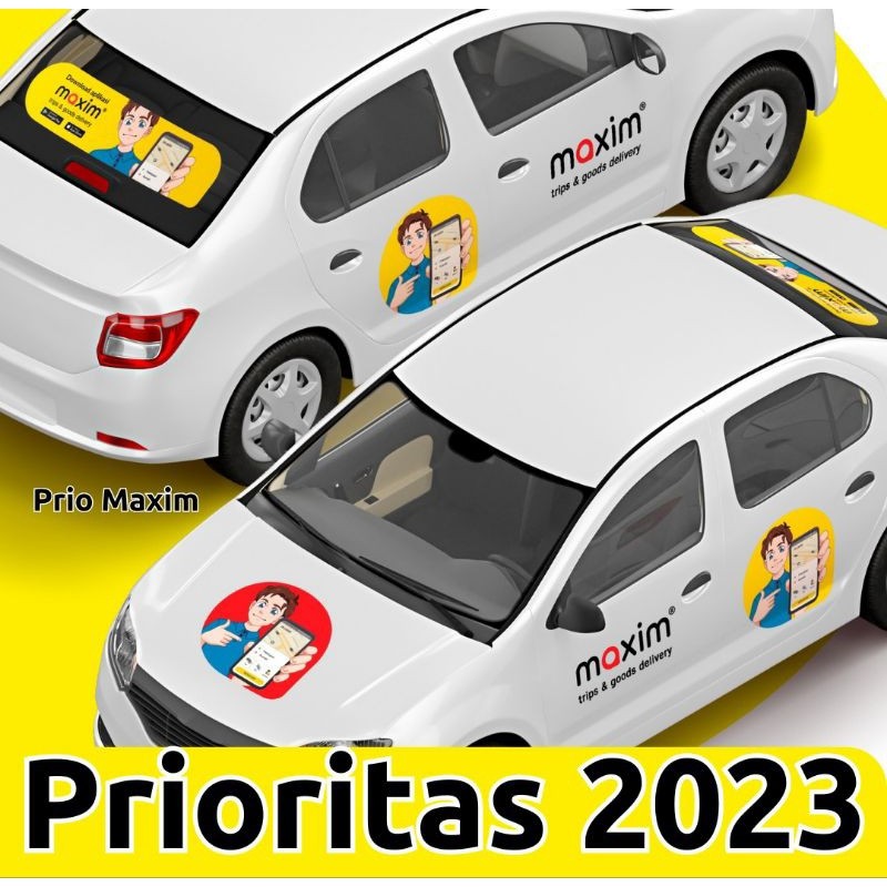 STIKER MAXIM FULL BRANDING MODEL 2023