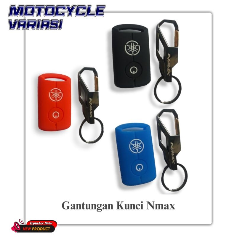 gantungan kunci logo NMAX plus cover remot NEW NMAX 2021 2021