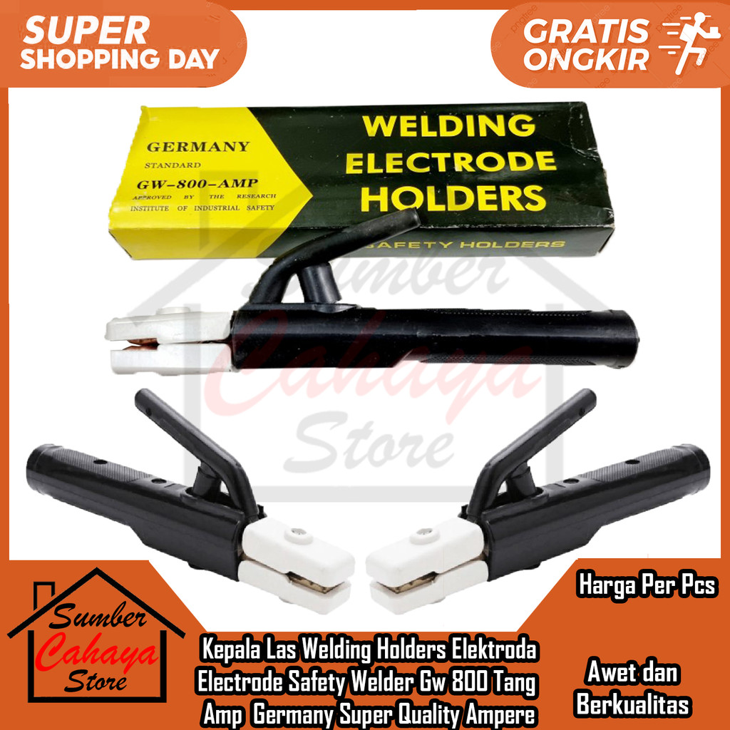 Stang Tang Kepala Las Listrik 800 Ampere Amper Germany Electrode Welding Holders Gw-800-Amp Gagang P