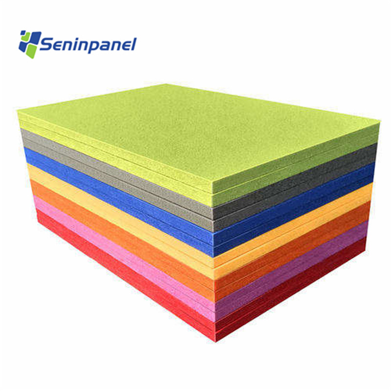 Wholesale Various Size Acoustic Self Adhesive Soundproof Wall Panels Pet Acoustic Panel Wood Acousti