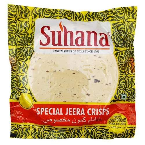 

Suhana Papad Jeera 200gram