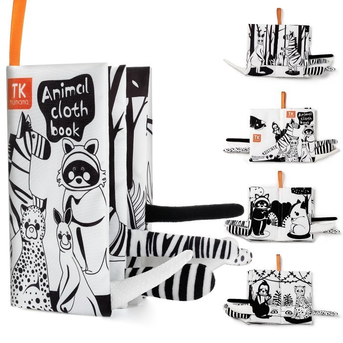 BEST SELLER BEST SELLER TUMAMA Animal Tail 3D Cloth Book Mainan Buku Kain Edukasi Anak Bayi 0+ - Bla