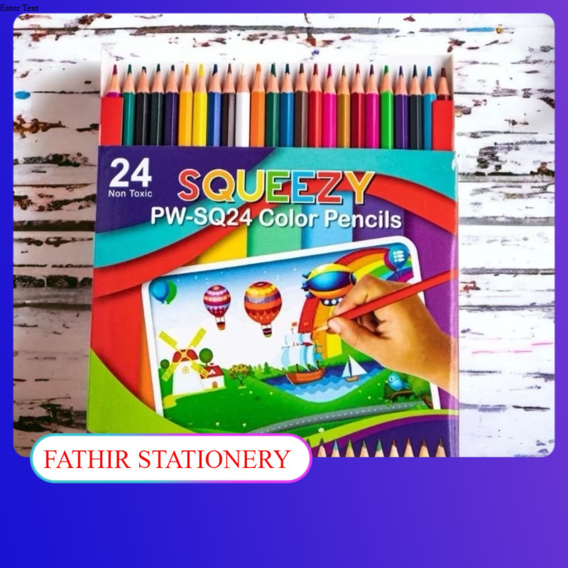 

PENSIL WARNA SQUEEZY PENSIL WARNA WOODLESS