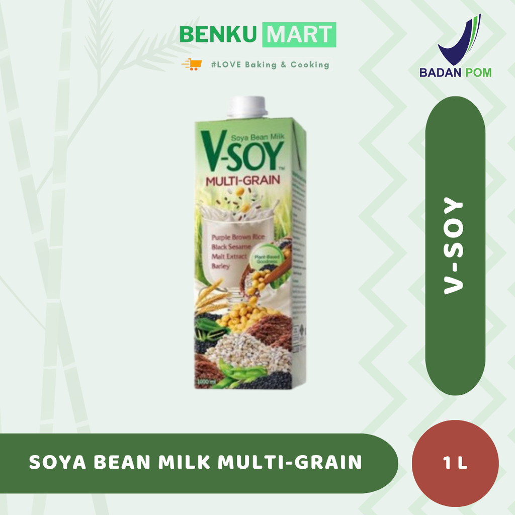

Vsoy Multigrain 1 Liter | Soy Milk Susu Kedelai