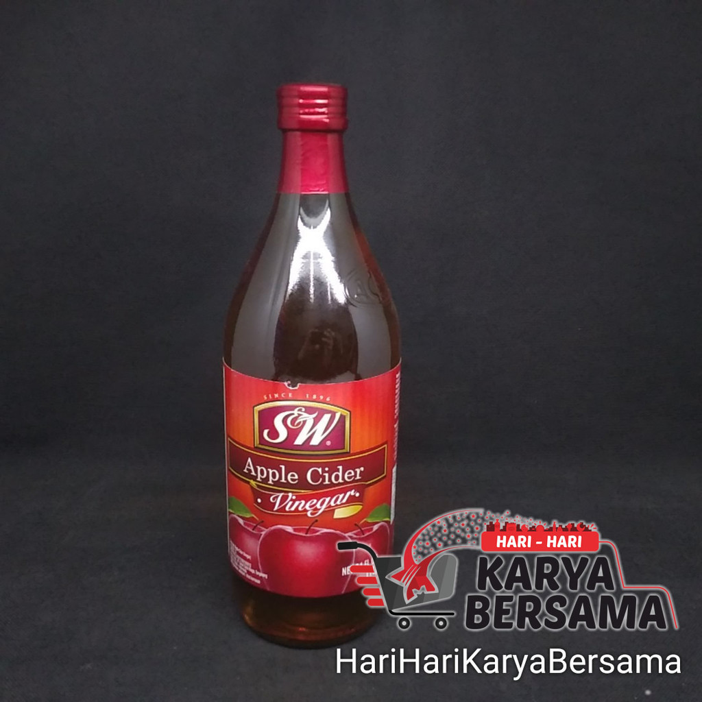 

BAHAN MASAK S&W SW CUKA APPLE CIDER VINEGAR BOTOL 946ML