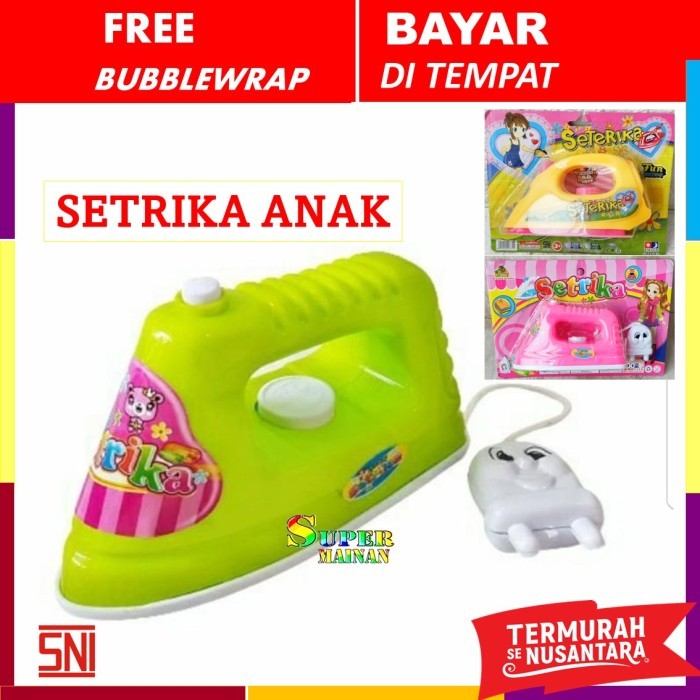 mainan edukasi anak perempuan 3 4 5 6 7 tahun edukasi setrika setrikaan
