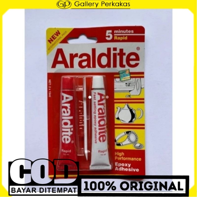 

Araldite merah 5 menit / lem araldite merah 30ml
